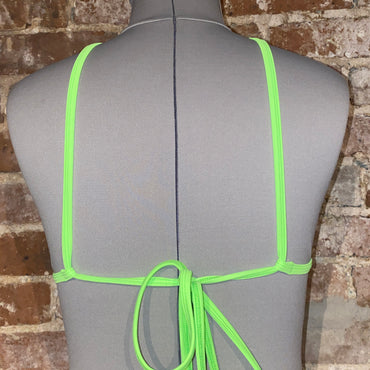 Electric Lime Green // Peekaboo Top