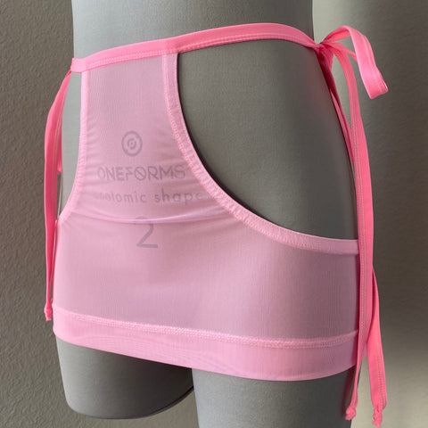 Pink // Tie Side Micro Mini