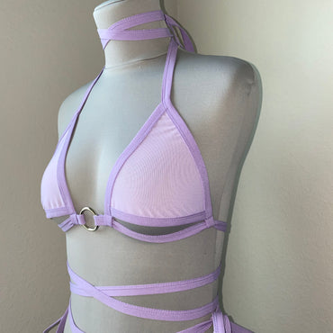 Lavender Mesh // Peekaboo Top