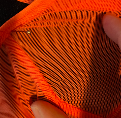 M // DAMAGED // Neon Orange // Banded Micro Mini